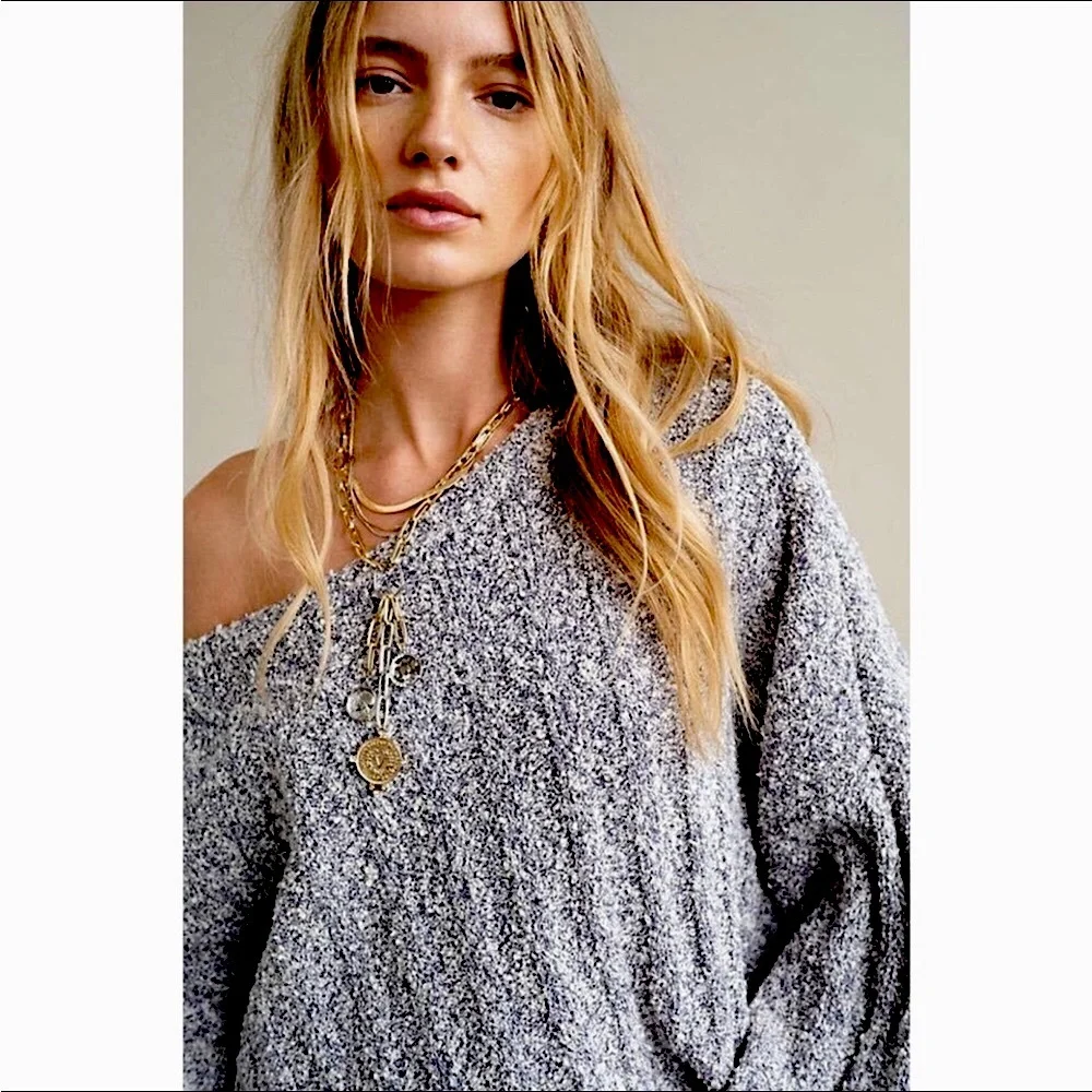 Free People Pullover Crop Sweater